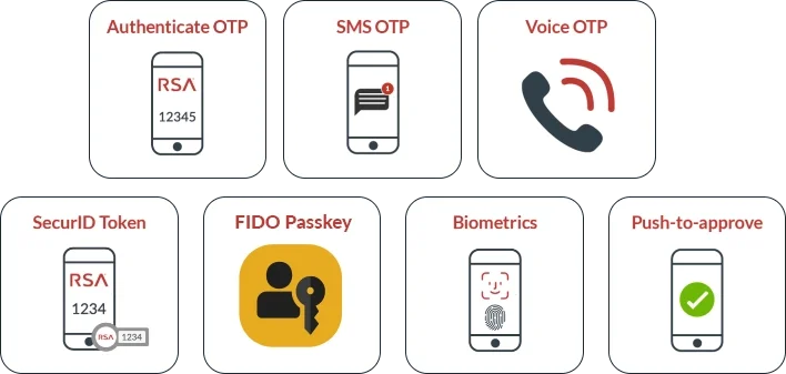 RSA authentication choices